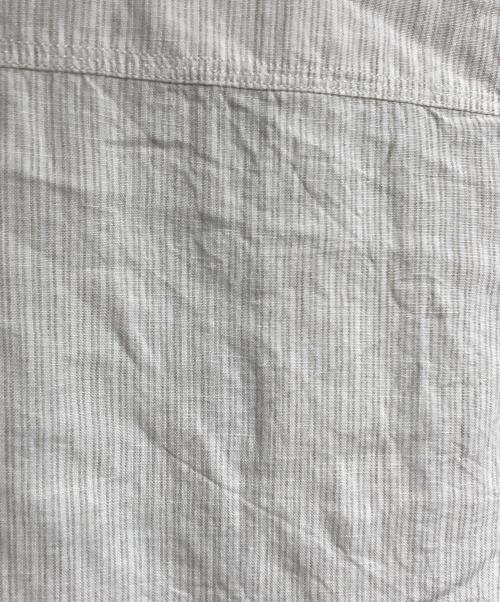 Hed Mayner（ヘド メイナー）Hed Mayner (ヘド メイナー) リネンストライプシャツ/Linen Striped Shirt アイボリー サイズ:Ｌの古着・服飾アイテム