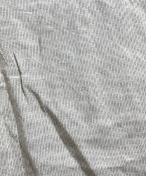 Hed Mayner（ヘド メイナー）Hed Mayner (ヘド メイナー) リネンストライプシャツ/Linen Striped Shirt アイボリー サイズ:Ｌの古着・服飾アイテム