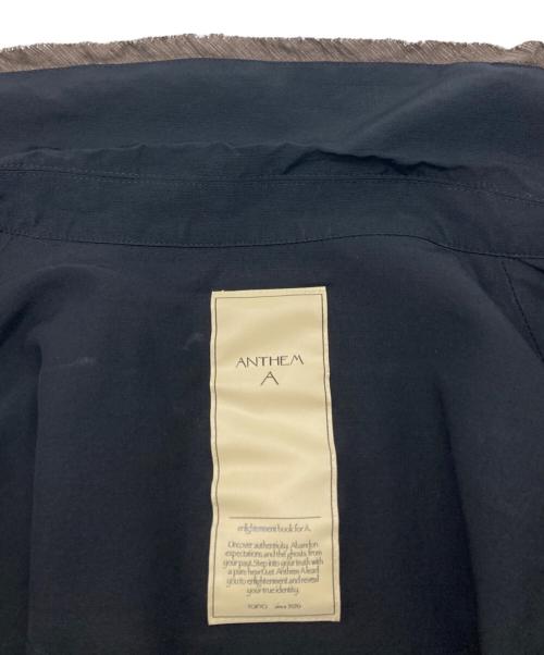 ANTHEMA（アンセムエー）ANTHEMA (アンセムエー) WOOL RAYON TROPICAL EMBROIDERY JACKET ブラック サイズ:Lの古着・服飾アイテム