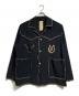 ANTHEMA（アンセムエー）の古着「WOOL RAYON TROPICAL EMBROIDERY JACKET」｜ブラック