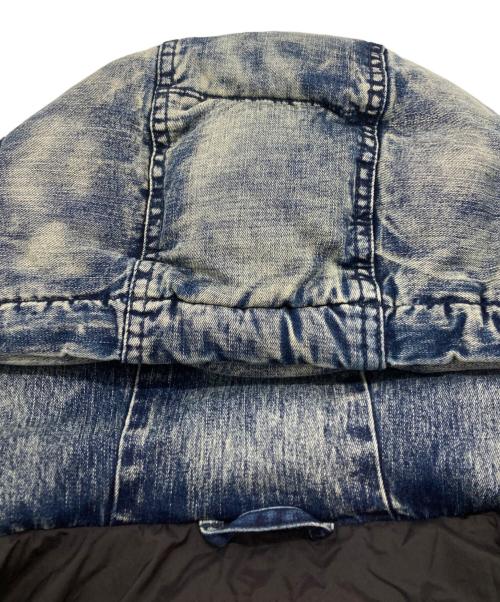 DIESEL（ディーゼル）DIESEL (ディーゼル) W-AVESデニムダウンジャケット インディゴ サイズ:36の古着・服飾アイテム