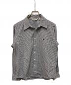 A BATHING APEア ベイシング エイプ）の古着「ギンガムチェックシャツ」｜ブラック