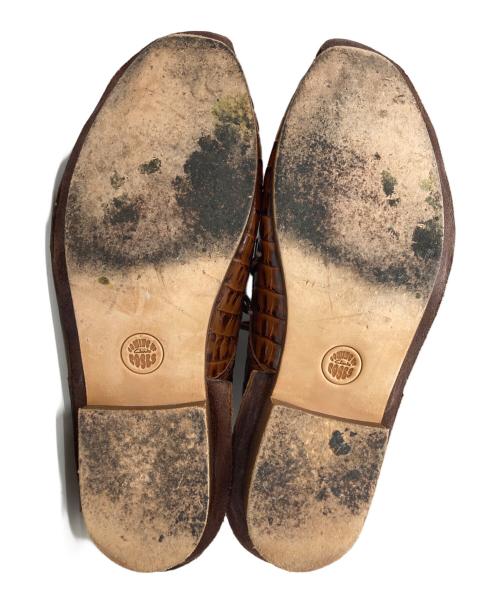 CLARKS（クラークス）CLARKS (クラークス) MARTINE ROSE (マーティン・ローズ) CUR DERBY SHOES ブラウン サイズ:CH 26.5の古着・服飾アイテム