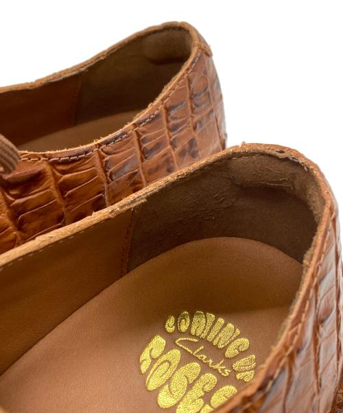 CLARKS（クラークス）CLARKS (クラークス) MARTINE ROSE (マーティン・ローズ) CUR DERBY SHOES ブラウン サイズ:CH 26.5の古着・服飾アイテム