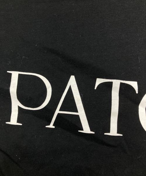 patou（パトゥ）patou (パトゥ) オーガニックコットン パトゥロゴTシャツ ブラック サイズ:Sの古着・服飾アイテム