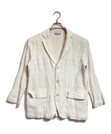 plantation（プランテーション）の古着「S BIZENガンジーWAVEジャケット」｜ホワイト