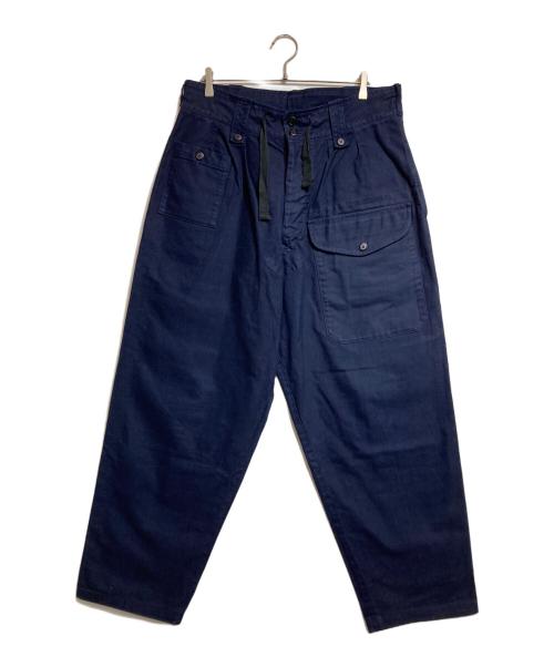 Y's for men（ワイズフォーメン）Y's for men (ワイズフォーメン) ワイドカーゴパンツ ネイビー サイズ:3の古着・服飾アイテム