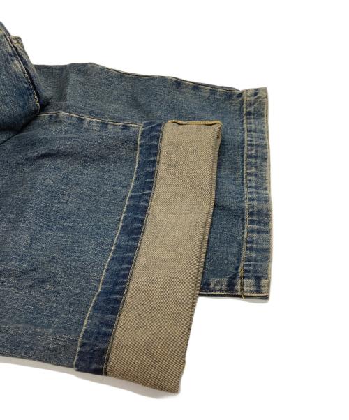 CLESSTE（クレスト）CLESSTE (クレスト) VINTAGE WASH SELVEDGE DENIM WIDE PANTS インディゴ サイズ:2の古着・服飾アイテム