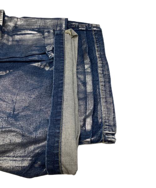 CLESSTE（クレスト）CLESSTE (クレスト) SILVER PRINT VINTAGE WASH SELVEDGE DENIM CITY MILITARY HALF PANTS/ハーフパンツ インディゴ サイズ:Fの古着・服飾アイテム