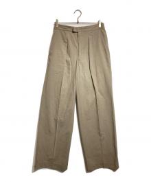 OLD JOE & Co.（オールドジョー）の古着「SILK NEP CLOTH SPORTING TROUSER」｜ベージュ