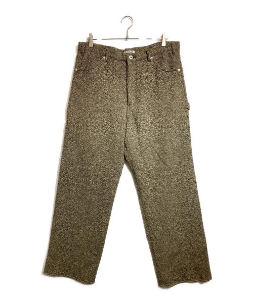 AURALEE（オーラリー）AURALEE (オーラリー) HOMESPUN TWEED PAINTER PANTS ブラウン サイズ:6の古着・服飾アイテム