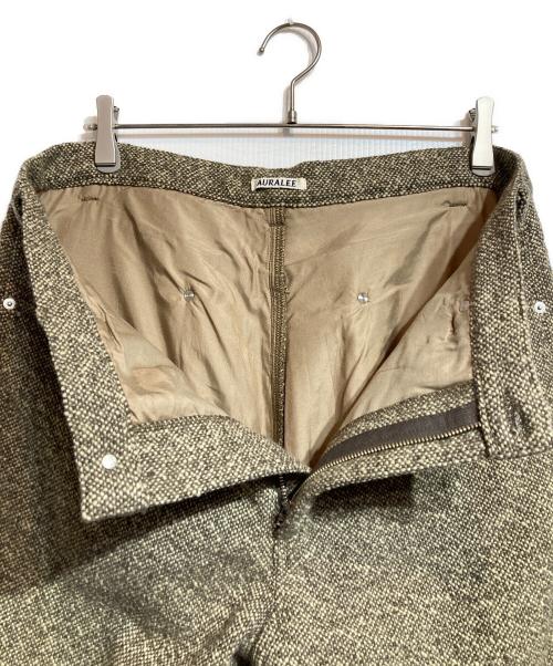 AURALEE（オーラリー）AURALEE (オーラリー) HOMESPUN TWEED PAINTER PANTS ブラウン サイズ:6の古着・服飾アイテム