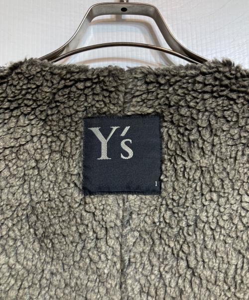 Y's（ワイズ）Y's (ワイズ) ボアリバーシブルコート ブラック サイズ:1の古着・服飾アイテム