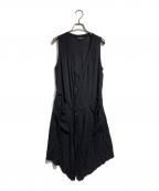 ANN DEMEULEMEESTERアンドゥムルメステール）の古着「ノースリーブワンピース/sleeveless dress」｜ブラック
