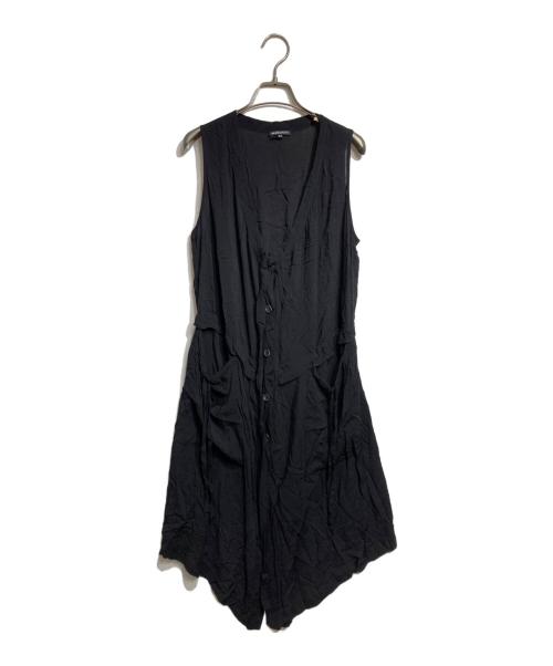 ANN DEMEULEMEESTER（アンドゥムルメステール）ANN DEMEULEMEESTER (アンドゥムルメステール) ノースリーブワンピース/sleeveless dress ブラック サイズ:34の古着・服飾アイテム