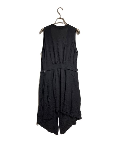 ANN DEMEULEMEESTER（アンドゥムルメステール）ANN DEMEULEMEESTER (アンドゥムルメステール) ノースリーブワンピース/sleeveless dress ブラック サイズ:34の古着・服飾アイテム