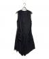 ANN DEMEULEMEESTER（アンドゥムルメステール）の古着「ノースリーブワンピース/sleeveless dress」｜ブラック