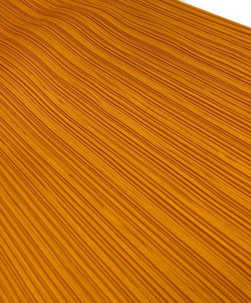 PLEATS PLEASE（プリーツプリーズ）PLEATS PLEASE (プリーツプリーズ) ボトルネックノースリーブプリーツカットソー/Sleeveless pleated mock neck top オレンジ サイズ:Fの古着・服飾アイテム