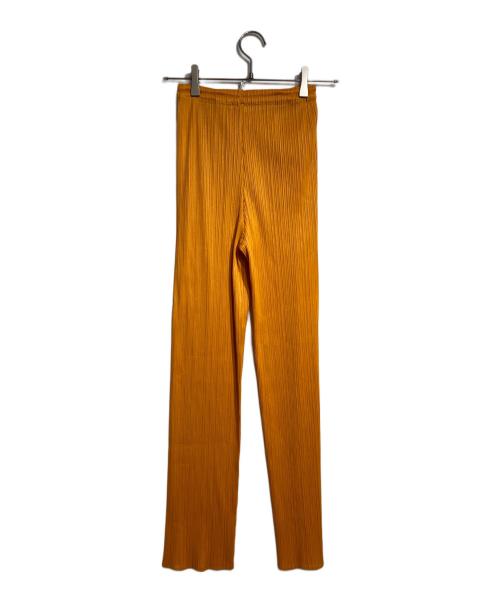 PLEATS PLEASE（プリーツプリーズ）PLEATS PLEASE (プリーツプリーズ) プリーツパンツ/Pleated pants オレンジ サイズ:3の古着・服飾アイテム