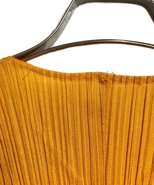 PLEATS PLEASE（プリーツプリーズ）PLEATS PLEASE (プリーツプリーズ) プリーツカーディガン / Pleated Cardigan オレンジ サイズ:４の古着・服飾アイテム