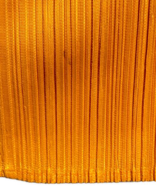 PLEATS PLEASE（プリーツプリーズ）PLEATS PLEASE (プリーツプリーズ) プリーツカーディガン / Pleated Cardigan オレンジ サイズ:４の古着・服飾アイテム