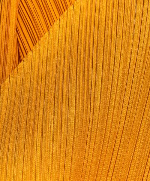 PLEATS PLEASE（プリーツプリーズ）PLEATS PLEASE (プリーツプリーズ) プリーツカーディガン / Pleated Cardigan オレンジ サイズ:４の古着・服飾アイテム