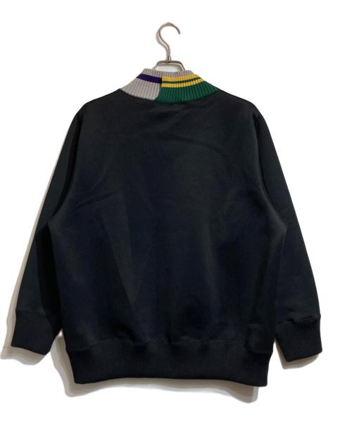 KOLOR（カラー）KOLOR (カラー) P/R/P MIX V-NECK SWEAT ブラック サイズ:1の古着・服飾アイテム