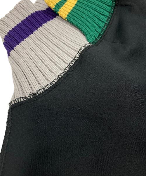 KOLOR（カラー）KOLOR (カラー) P/R/P MIX V-NECK SWEAT ブラック サイズ:1の古着・服飾アイテム