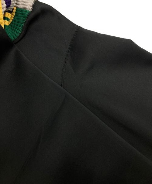 KOLOR（カラー）KOLOR (カラー) P/R/P MIX V-NECK SWEAT ブラック サイズ:1の古着・服飾アイテム