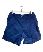 KOLORカラー）の古着「パッカリングショートパンツ/ Puckering shorts」｜ネイビー