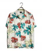 BANANATIMEバナナタイム）の古着「総柄シャツ/Short sleeve shirt」｜アイボリー
