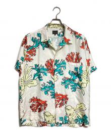 BANANATIME（バナナタイム）の古着「総柄シャツ/Short sleeve shirt」｜アイボリー