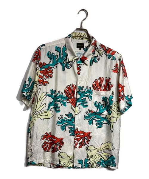 BANANATIME（バナナタイム）BANANATIME (バナナタイム) 総柄シャツ/Short sleeve shirt アイボリー サイズ:Mの古着・服飾アイテム