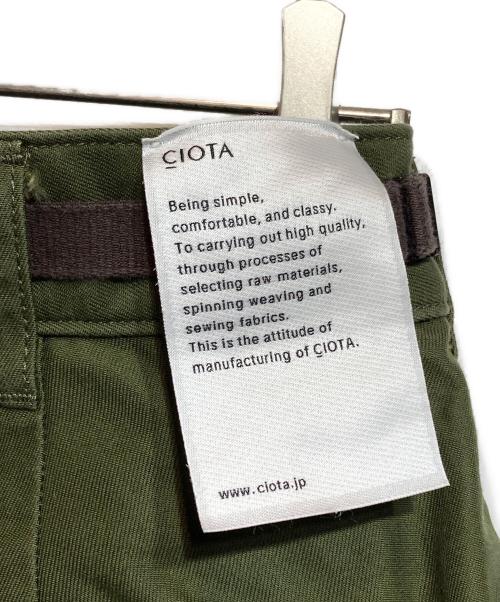 CIOTA（シオタ）CIOTA (シオタ) URBAN RESEARCH (アーバンリサーチ) バックウエポンファティーグパンツ/ミリタリーパンツ オリーブ サイズ:4の古着・服飾アイテム