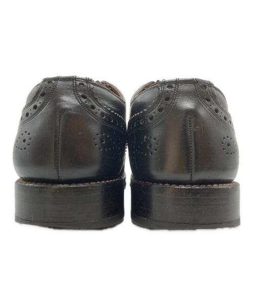 foot the coacher（フットザコーチャー）foot the coacher (フットザコーチャー) メダリオンシューズ ブラック サイズ:8・1/2の古着・服飾アイテム