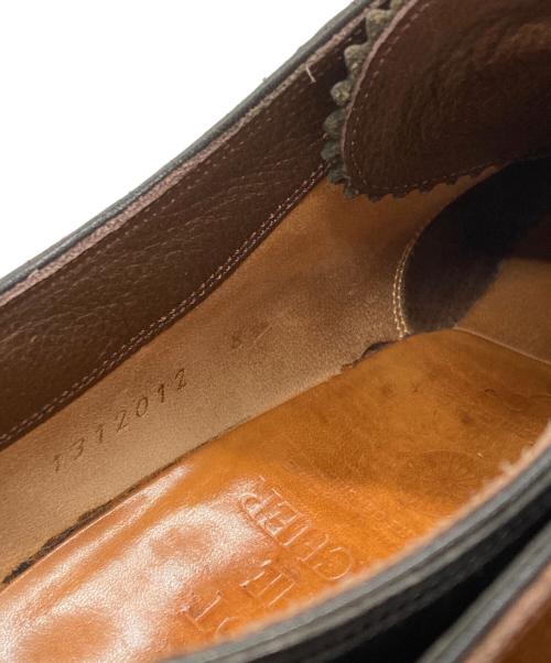 foot the coacher（フットザコーチャー）foot the coacher (フットザコーチャー) メダリオンシューズ ブラック サイズ:8・1/2の古着・服飾アイテム