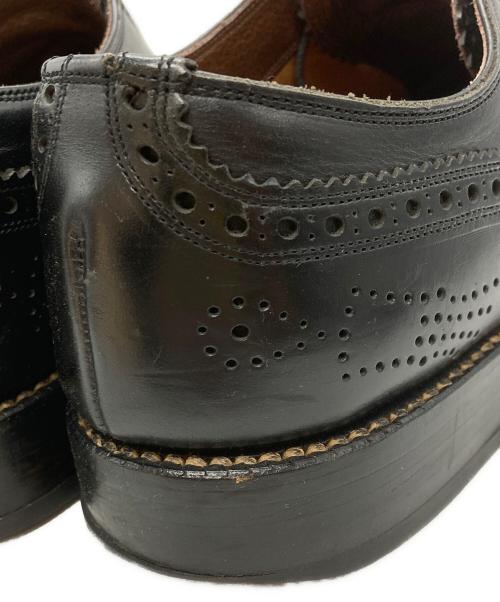 foot the coacher（フットザコーチャー）foot the coacher (フットザコーチャー) メダリオンシューズ ブラック サイズ:8・1/2の古着・服飾アイテム