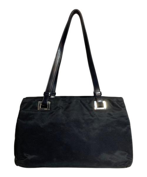 PRADA（プラダ）PRADA (プラダ) ナイロンハンドバッグ ブラックの古着・服飾アイテム