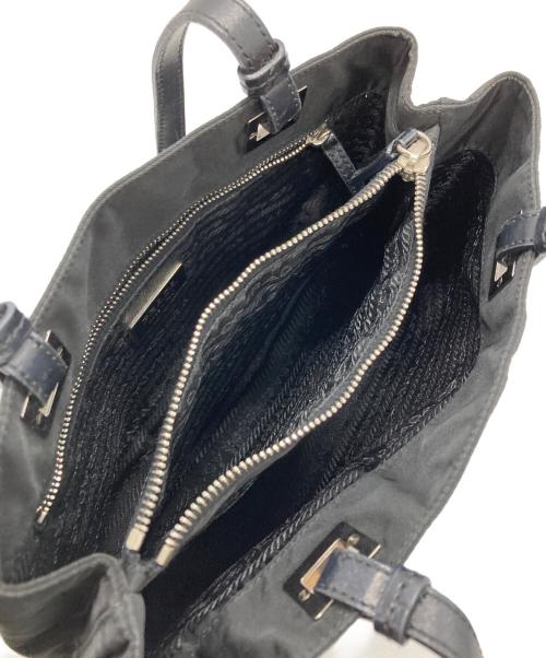 PRADA（プラダ）PRADA (プラダ) ナイロンハンドバッグ ブラックの古着・服飾アイテム