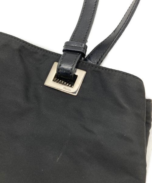 PRADA（プラダ）PRADA (プラダ) ナイロンハンドバッグ ブラックの古着・服飾アイテム