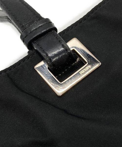 PRADA（プラダ）PRADA (プラダ) ナイロンハンドバッグ ブラックの古着・服飾アイテム