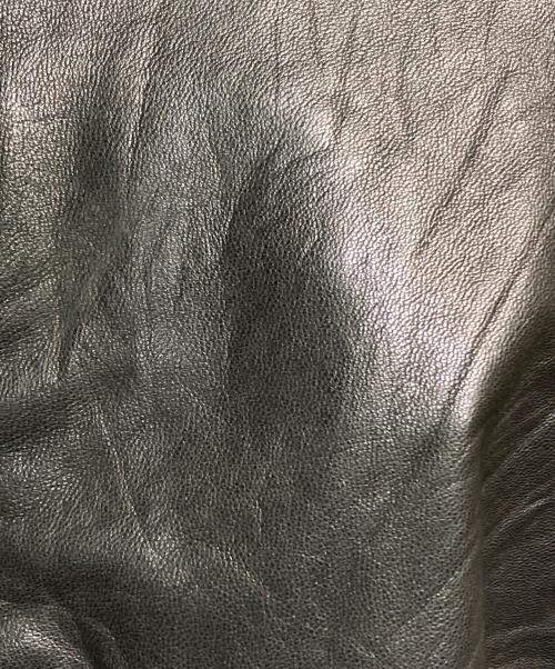 DOLCE & GABBANA（ドルチェ＆ガッバーナ）DOLCE & GABBANA (ドルチェ＆ガッバーナ) レザーブルゾン ブラック サイズ:46の古着・服飾アイテム