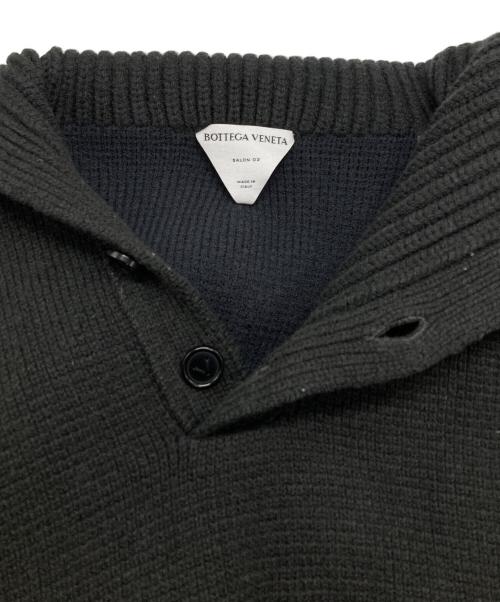 BOTTEGA VENETA（ボッテガベネタ）BOTTEGA VENETA (ボッテガベネタ) ダブルフェイス シェットランドウール セーター グレー サイズ:XSの古着・服飾アイテム