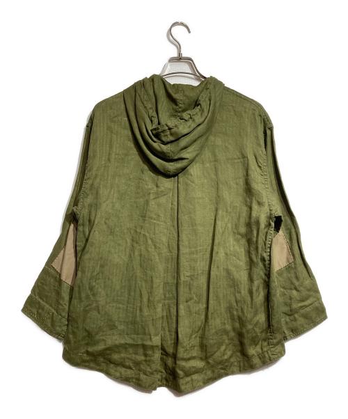 Porter Classic（ポータークラシック）Porter Classic (ポータークラシック) ハンドステッチリネンモッズコート/Hand Stitch Linen Coat  オリーブ サイズ:XSの古着・服飾アイテム