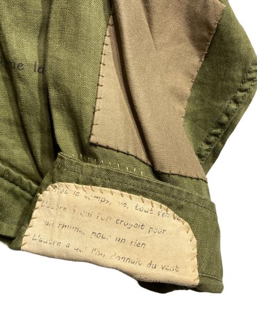 Porter Classic（ポータークラシック）Porter Classic (ポータークラシック) ハンドステッチリネンモッズコート/Hand Stitch Linen Coat  オリーブ サイズ:XSの古着・服飾アイテム