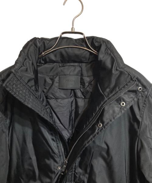 PRADA（プラダ）PRADA (プラダ) re-nylonパフジャケット ブラック サイズ:46の古着・服飾アイテム