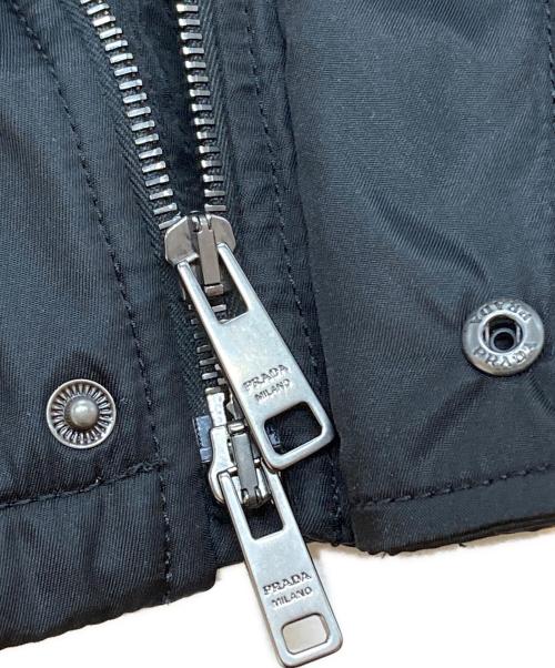 PRADA（プラダ）PRADA (プラダ) re-nylonパフジャケット ブラック サイズ:46の古着・服飾アイテム