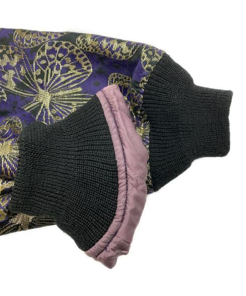 Needles（ニードルズ）Needles (ニードルズ) Coach Jacket/PE Gold Papillon Jq. パープル サイズ:Ｌの古着・服飾アイテム