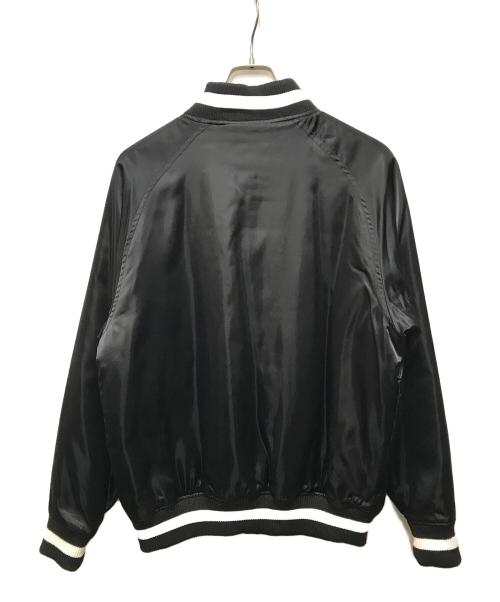 stussy（ステューシー）stussy (ステューシー) スタジャン ブラック サイズ:Mの古着・服飾アイテム