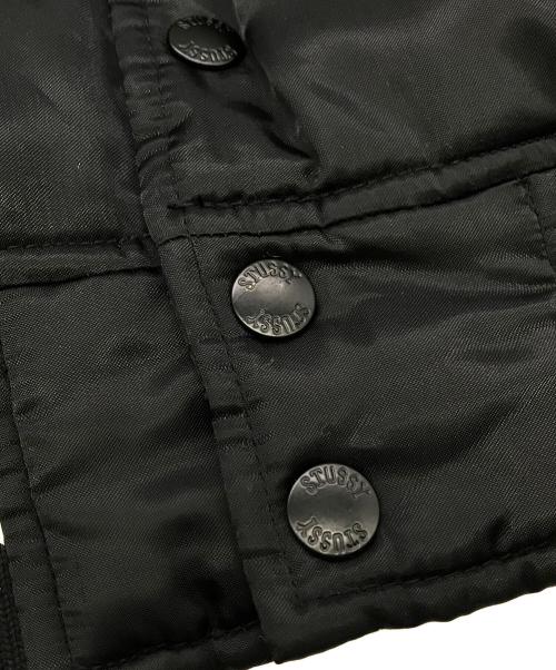 stussy（ステューシー）stussy (ステューシー) スタジャン ブラック サイズ:Mの古着・服飾アイテム